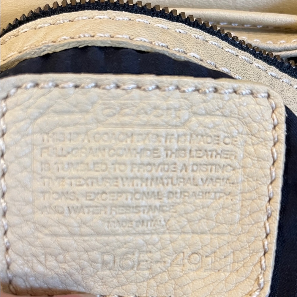 Vintage Coach Sonoma Pebbled Leather Backpack 1990s Era excellent condition - Picture 13 of 14